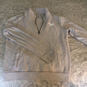 VS PINK half zip sweatshirt